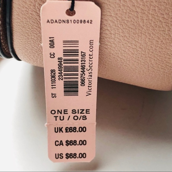 Victoria's Secret Crossbody Bag–Blush Pink & Gold Studs -Tassel -Ltd Edition NWT - Picture 4 of 8